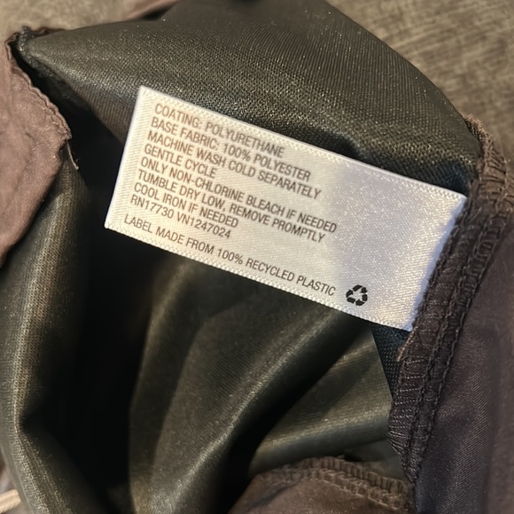 Brown Faux Leather Pants - Picture 7 of 7